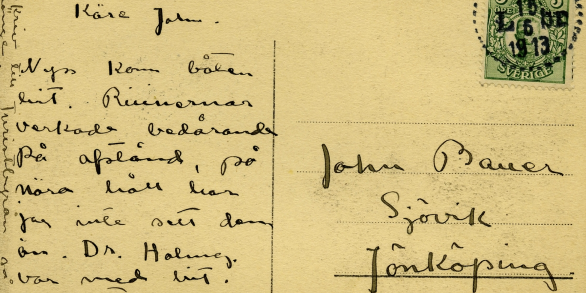 Ester och John Bauers brev